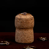 Evil Eye Signet Ring Lab Grown Diamond | 9k Solid Gold