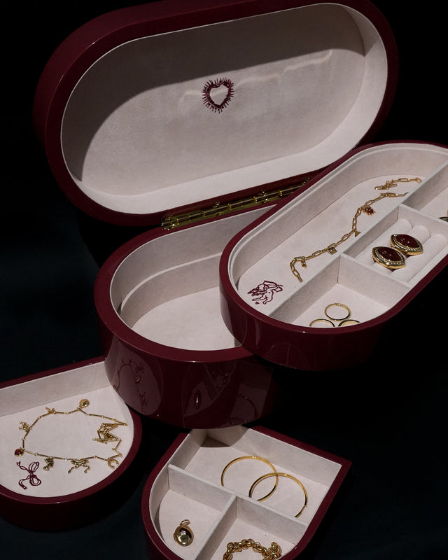 SRLA Merlot Jewellery Chest