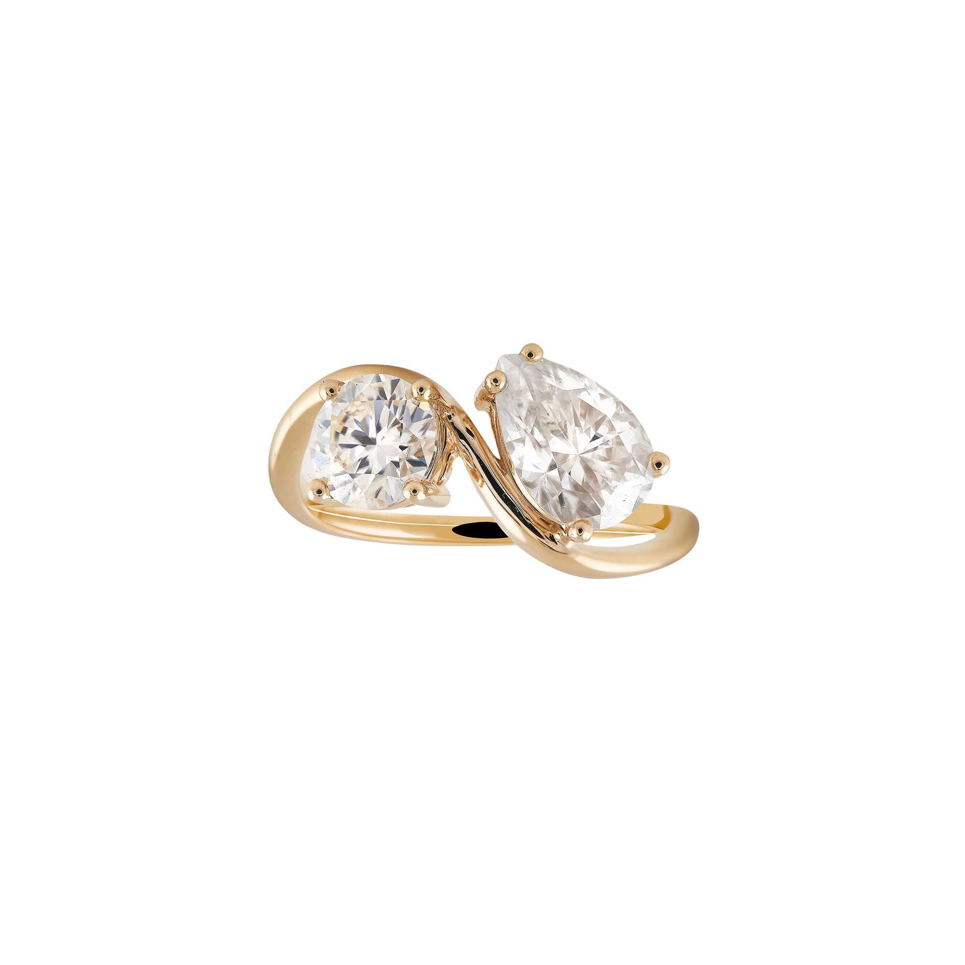 Bespoke Toi Et Moi Moissanite Ring – YCL
