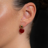 Cherry Agate Earrings