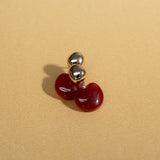 Cherry Agate Earrings