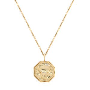 Taurus Zodiac Necklace