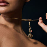 Colgante de ágata cereza SYM