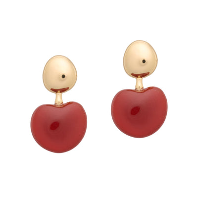 Cherry Agate Earrings