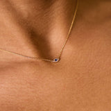 Pave Evil Eye Necklace & 11:11 Necklace
