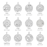 Large Zodiac II Pendant - Sterling Siver