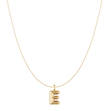 Big Bubble Initial Necklace
