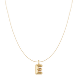 Big Bubble Initial Necklace