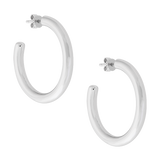 The Mother Hoops - Sterling Silver