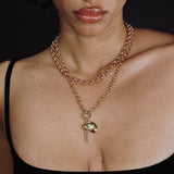 Colgante de ágata cereza SYM