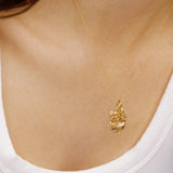 Textural Letter Pendant
