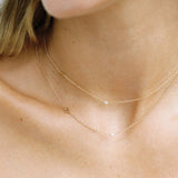 Petite Initial Necklace | 9k Solid Gold