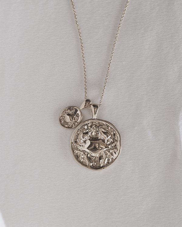 Cancer II Necklace - Sterling Silver