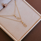 Textural Letter Pendant