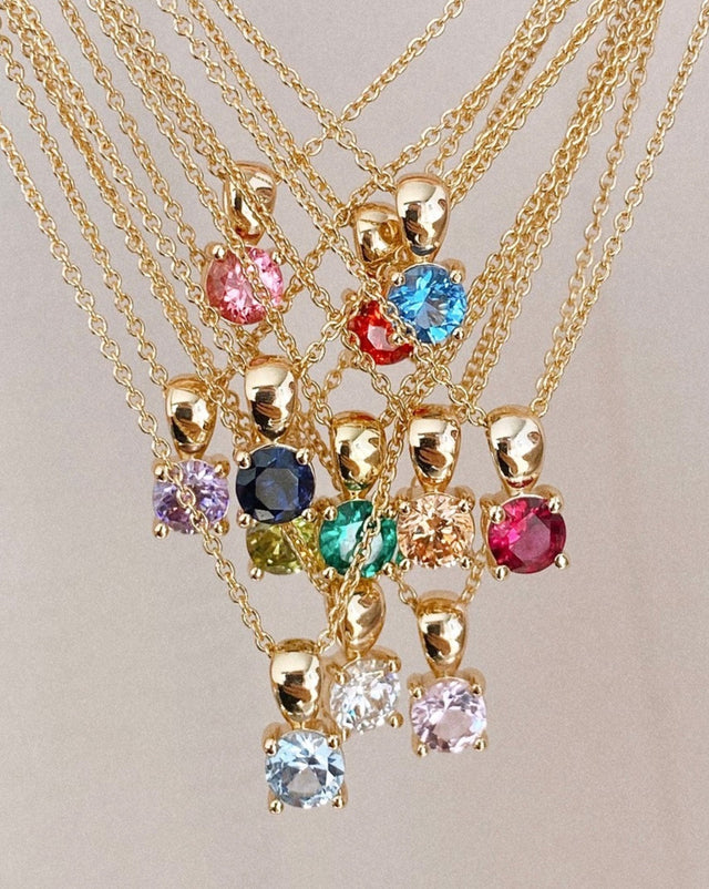 January Birthstone Necklace