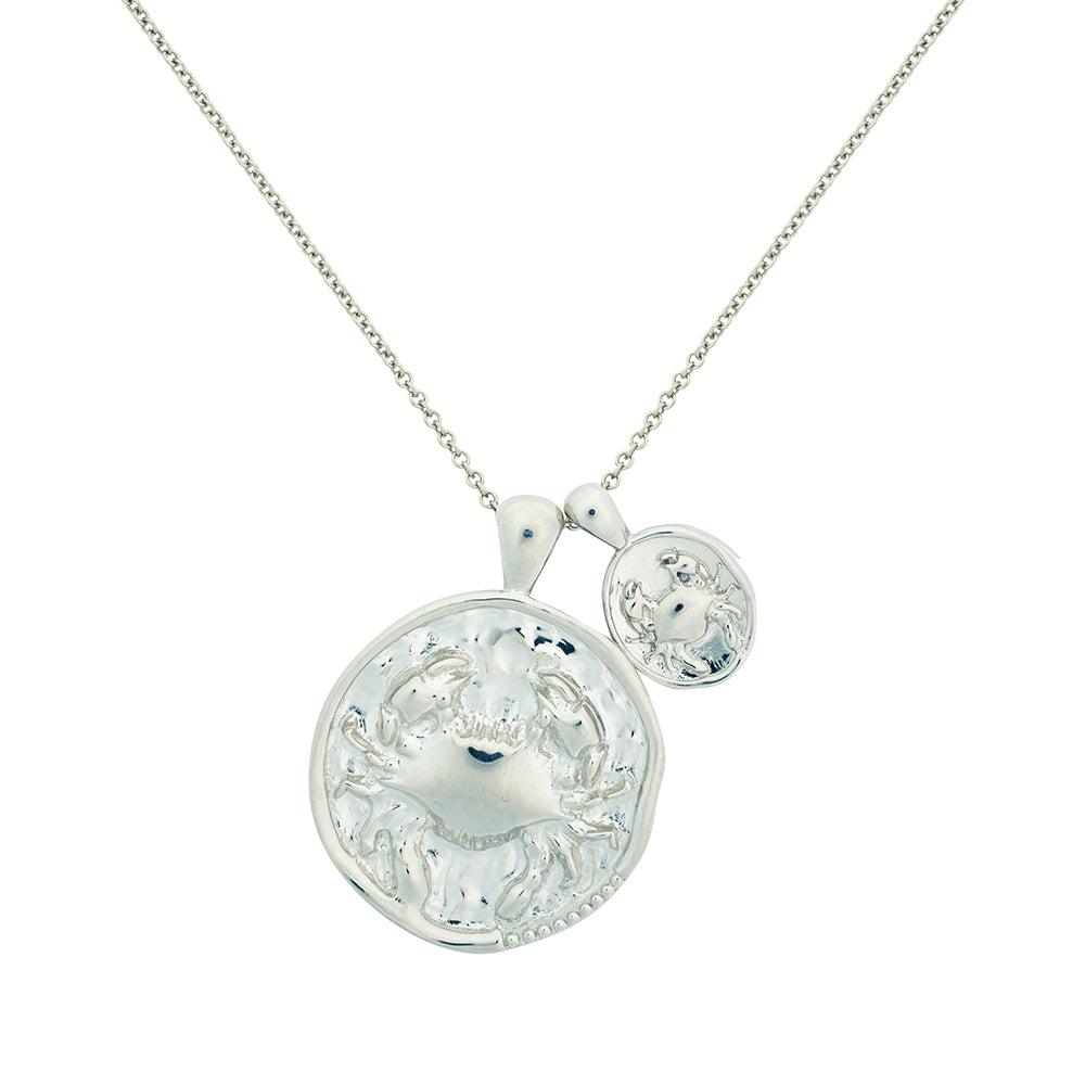 Cancer II Necklace - Sterling Silver