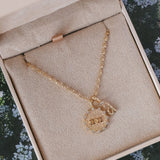 Textural Letter Pendant