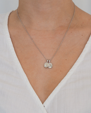 Gemini II Necklace - Sterling Silver | 2 Small