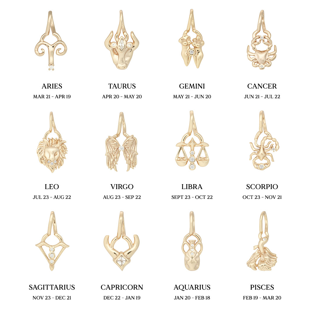 Capricorn Horoscope Necklace