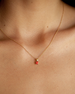 January Birthstone Necklace