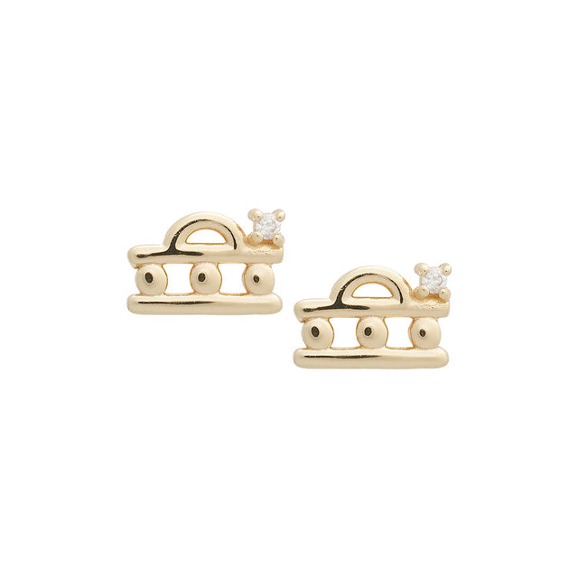 Libra Symbol Studs