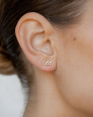 Libra Symbol Studs