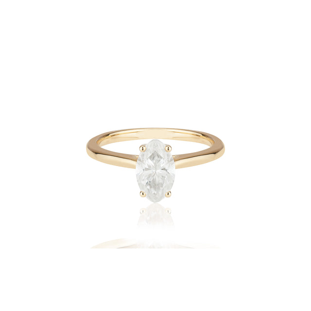 Marquise Moissanite Ring | 14k Solid Gold