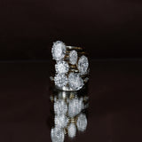 Round Moissanite Ring | 14k Solid Gold