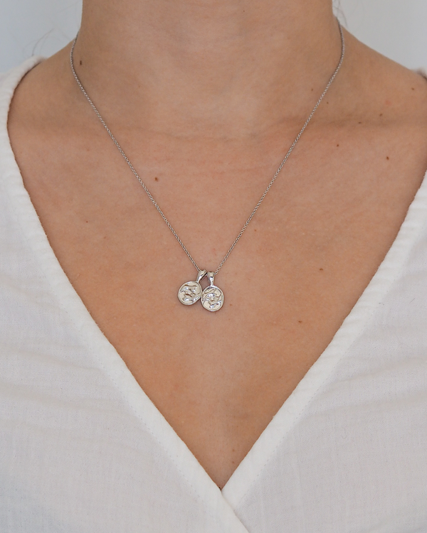 Pisces II Necklace - Sterling Silver | 2 Small