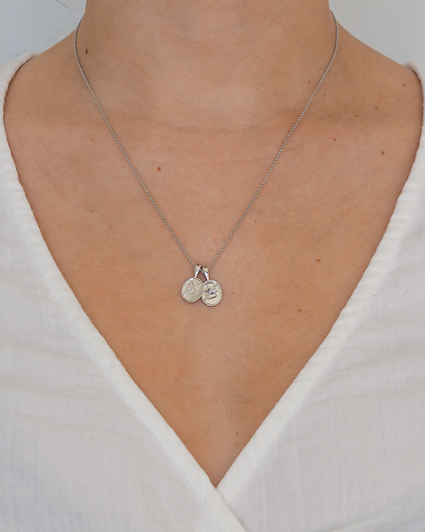 Sagittarius II Necklace - Sterling Silver | 2 Small