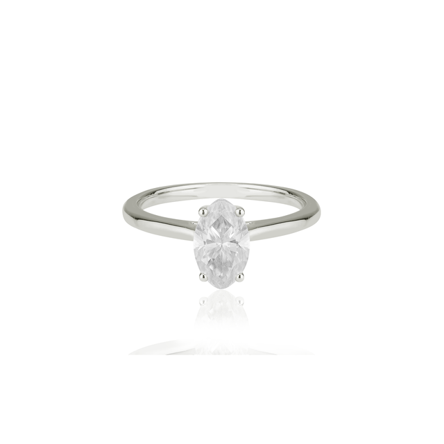 Marquise Moissanite Ring | 14k Solid Gold