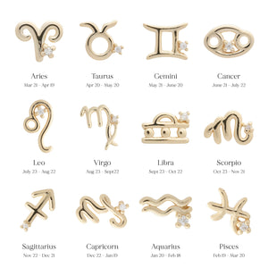 Gemini Symbol Studs