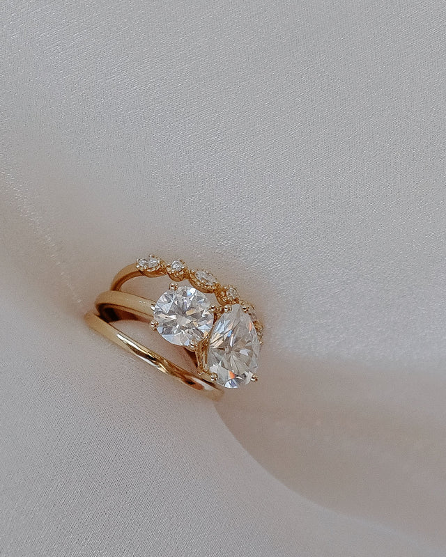 Toi Et Moi Moissanite Ring | 14k Solid Gold