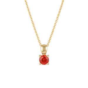 January Birthstone Necklace