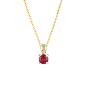 July Birthstone Necklace