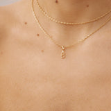 Textural Letter Pendant