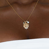Birthstone Pendant - Sterling Silver